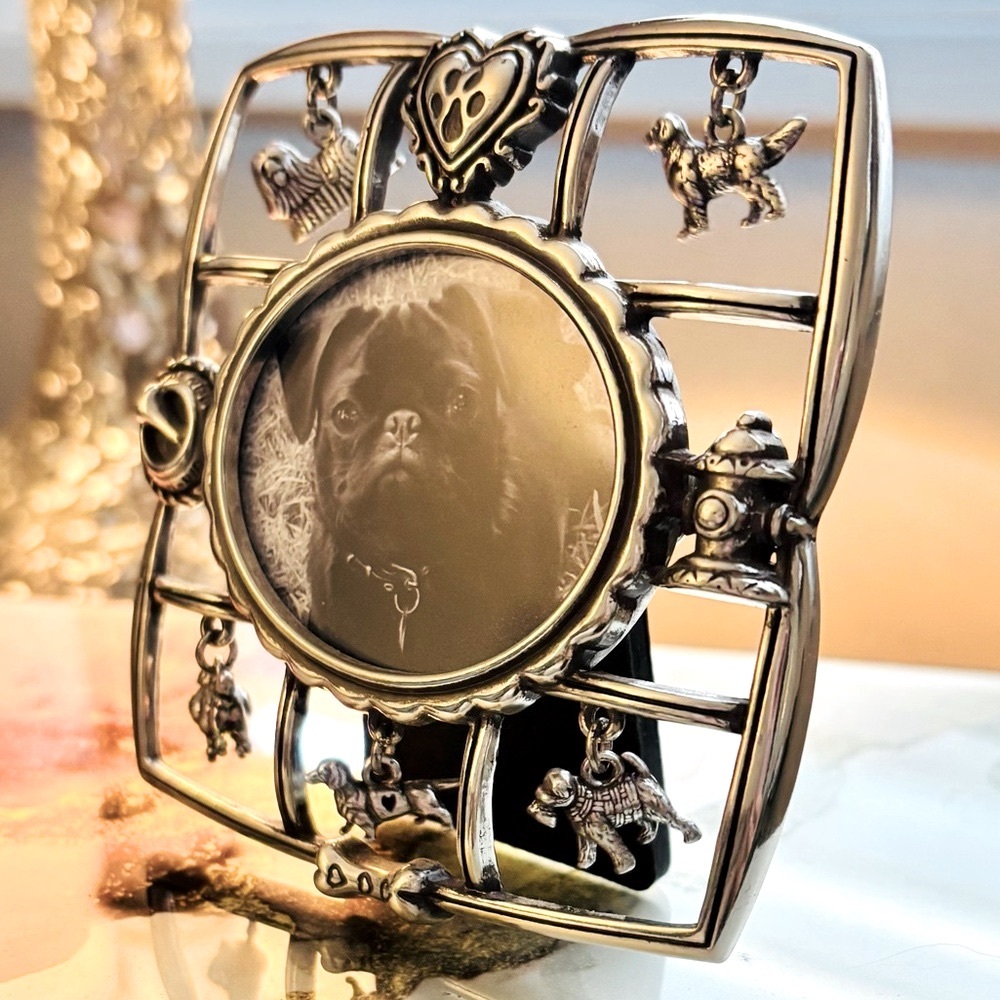 Brighton Silver Dog-Themed Picture Frame - Picture 5 of 6